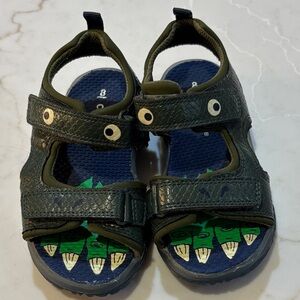 Carter's Boys' Cade Dinosaur Play Sandals Size 8 Toddler GUC